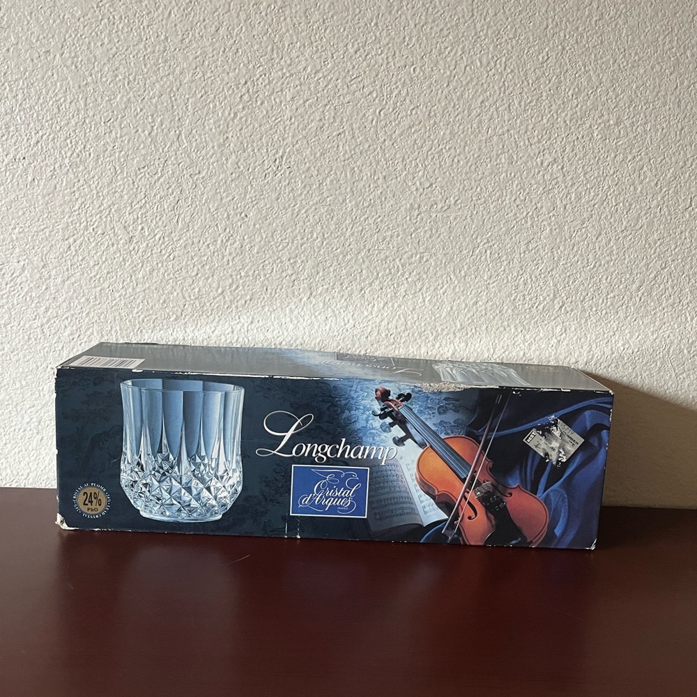 Cristal d'Arques Longchamp set of 4